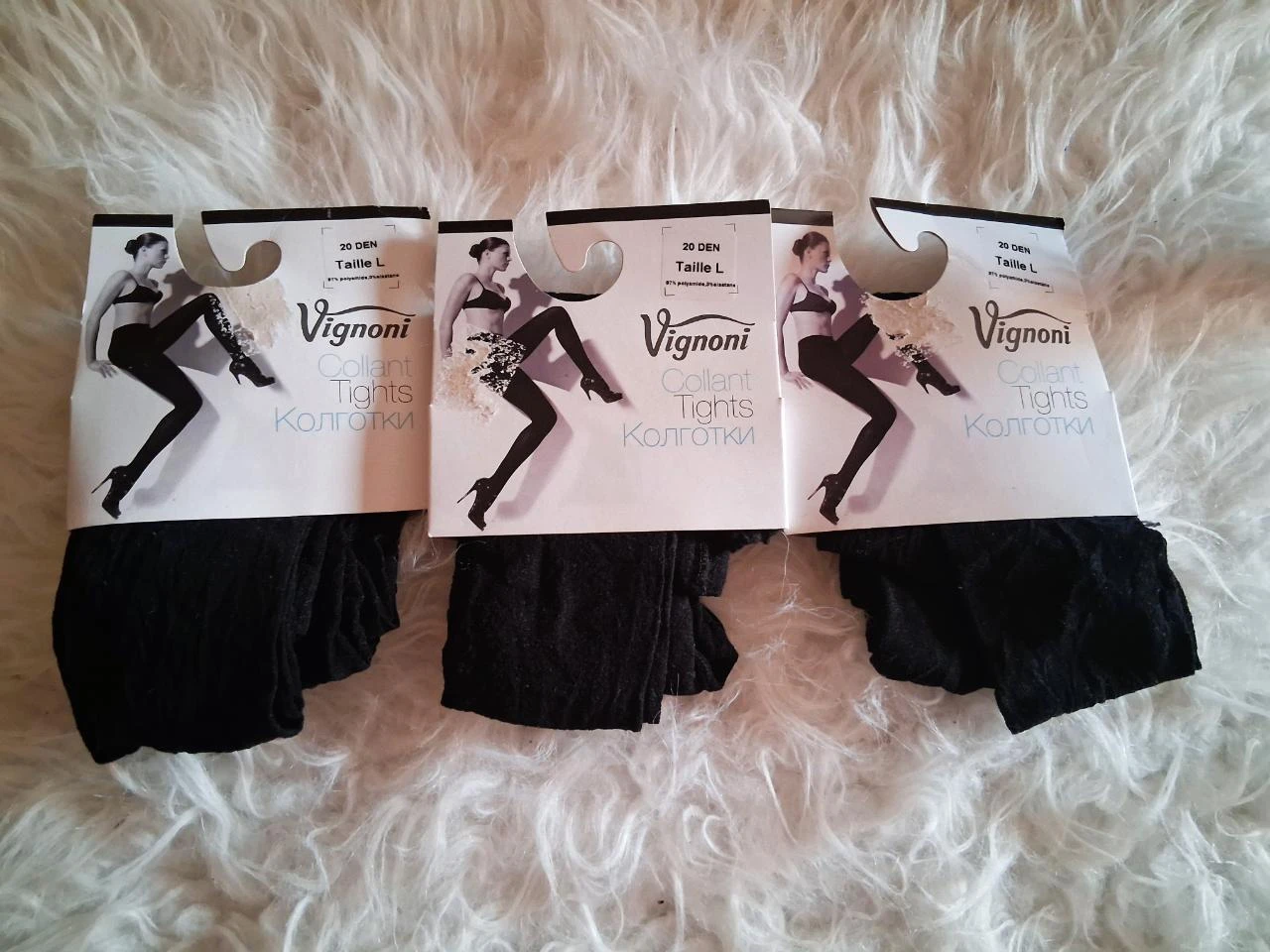 Lot de 3 collants Vignoni